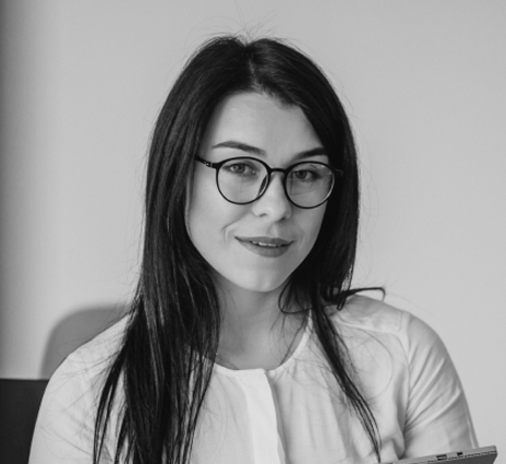 black and white image of person - Custom Homes