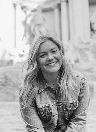 Black and white image of person - Custom Homes